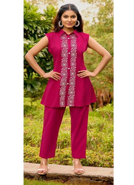Megha By Vitara Rangila Embroidered Co Ord Set Wholesale Price In Surat